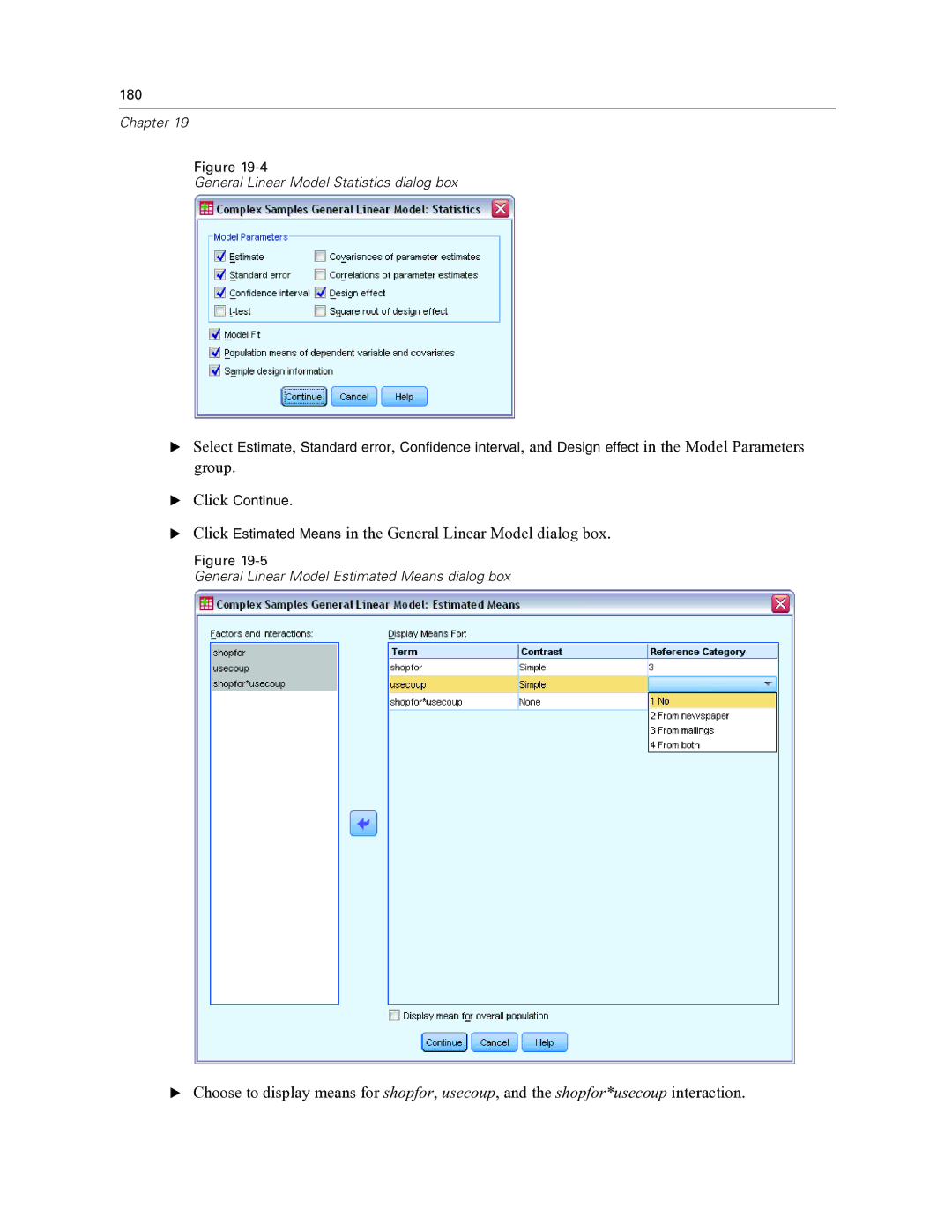 IBM SPSS COMPLEX SAMPLES 19 manual Group 