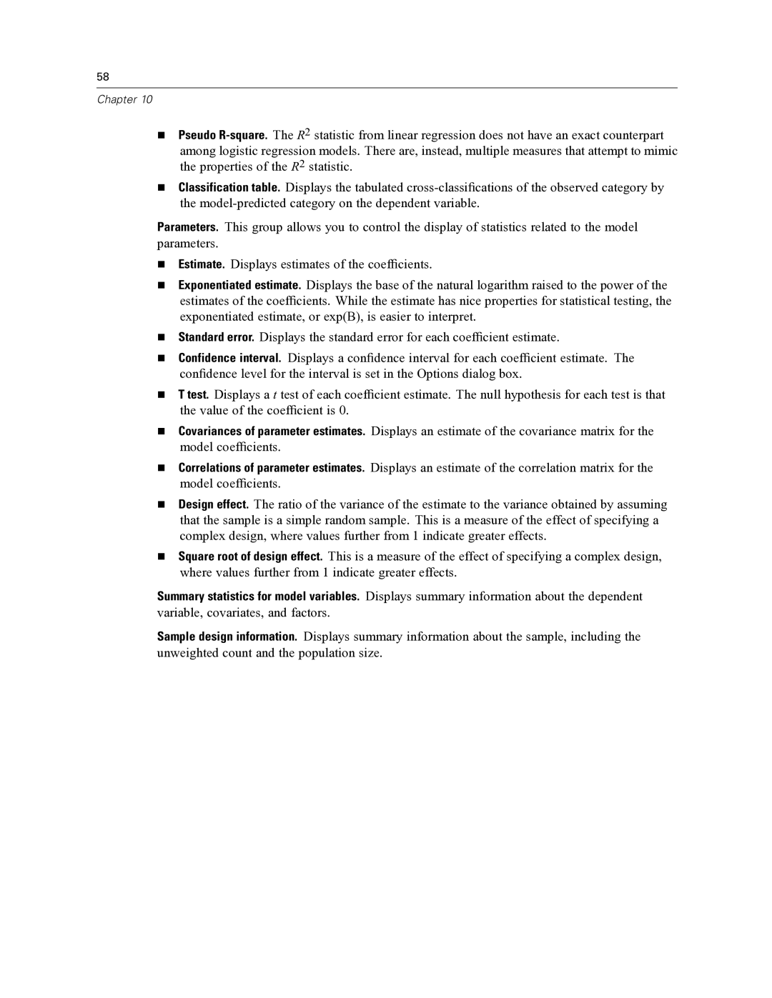 IBM SPSS COMPLEX SAMPLES 19 manual Chapter 