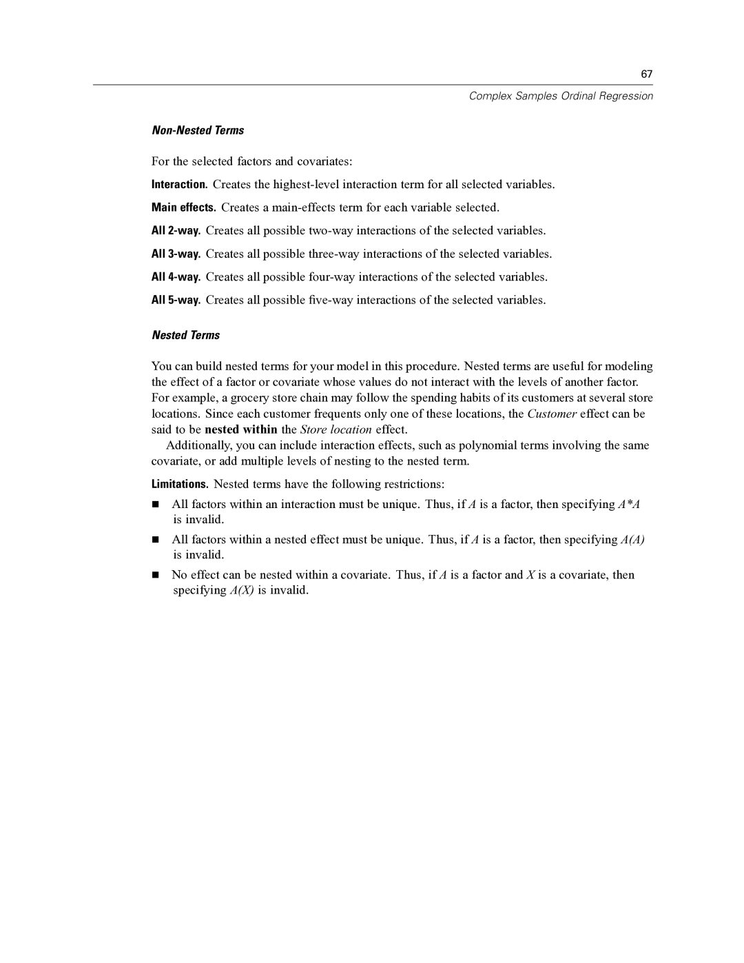 IBM SPSS COMPLEX SAMPLES 19 manual Complex Samples Ordinal Regression 