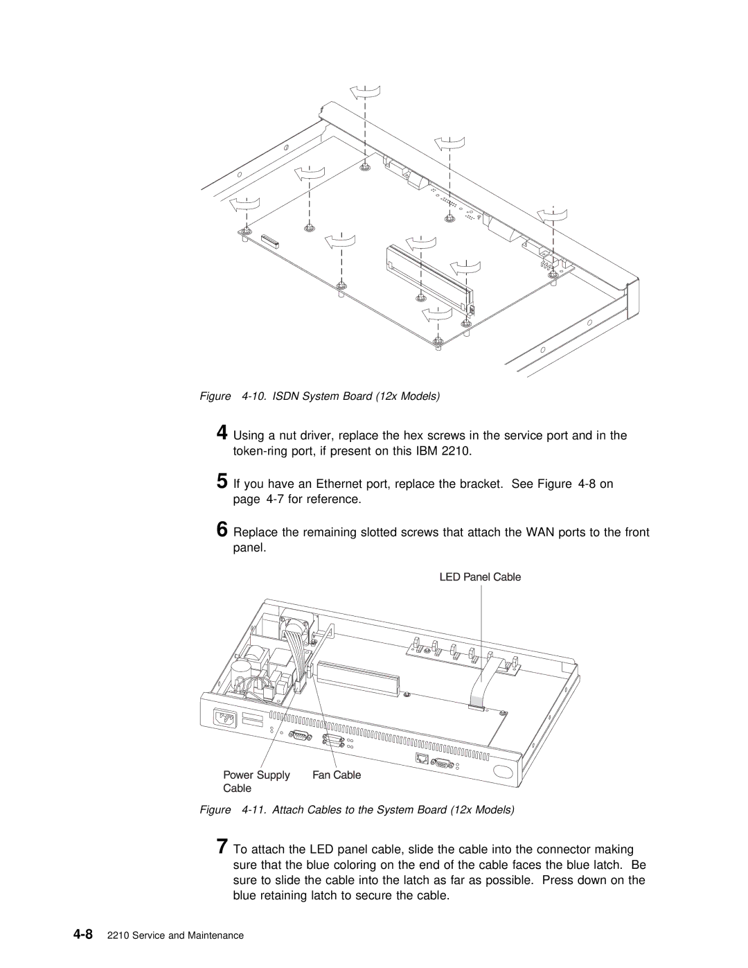 IBM SY27-0345-06 manual Isdn System Board 