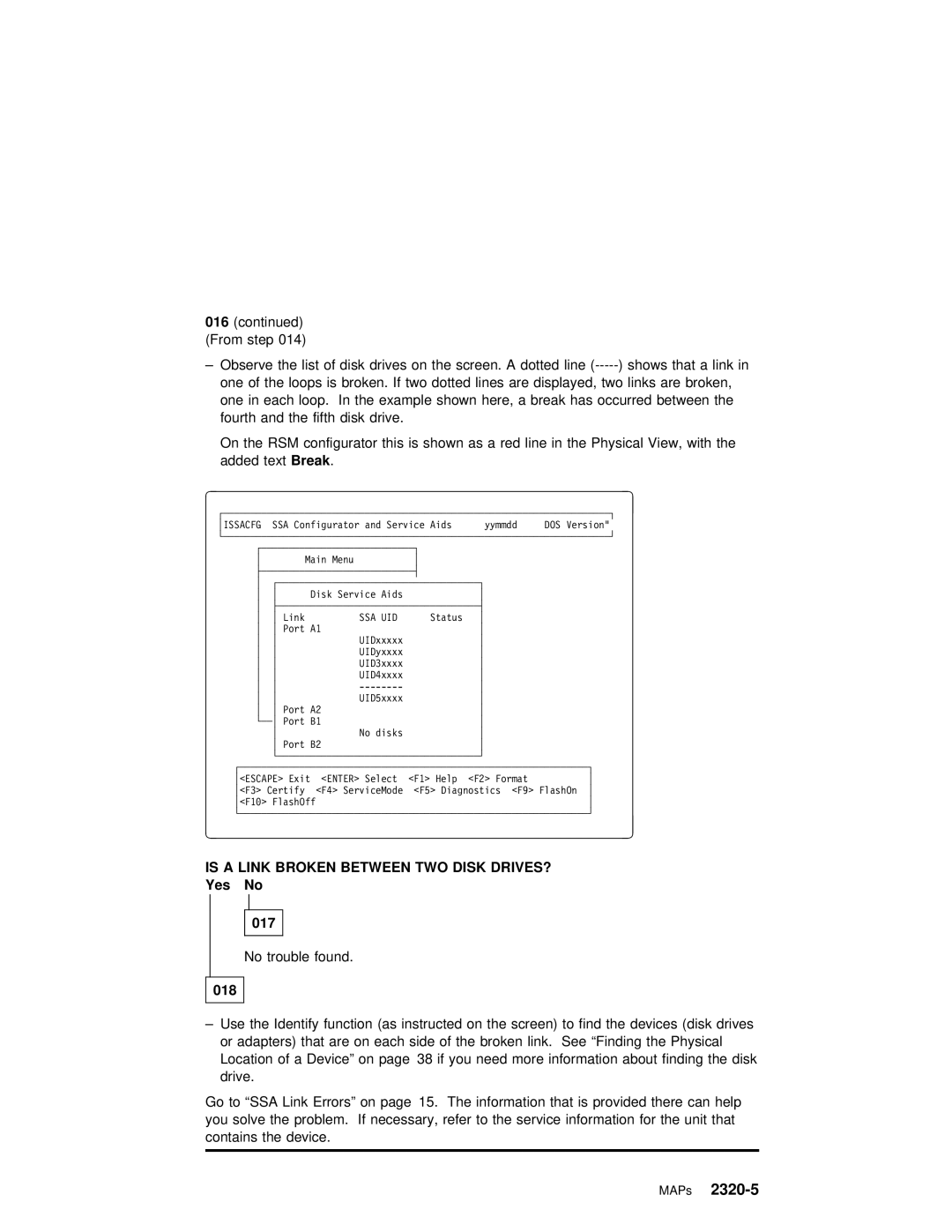 IBM SY33-0193-00 manual TextBreak, Is a, Yes 017, 018 