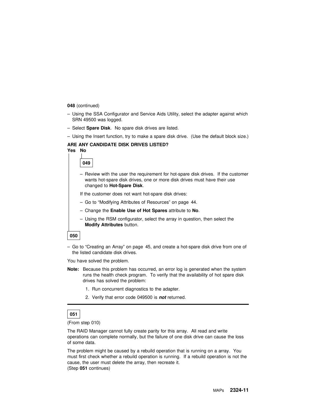 IBM SY33-0193-00 manual Use Hot, Modify Attributes, 051 