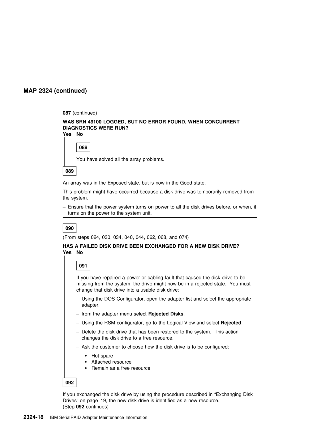 IBM SY33-0193-00 manual 089, 090, Yes 091, 092 