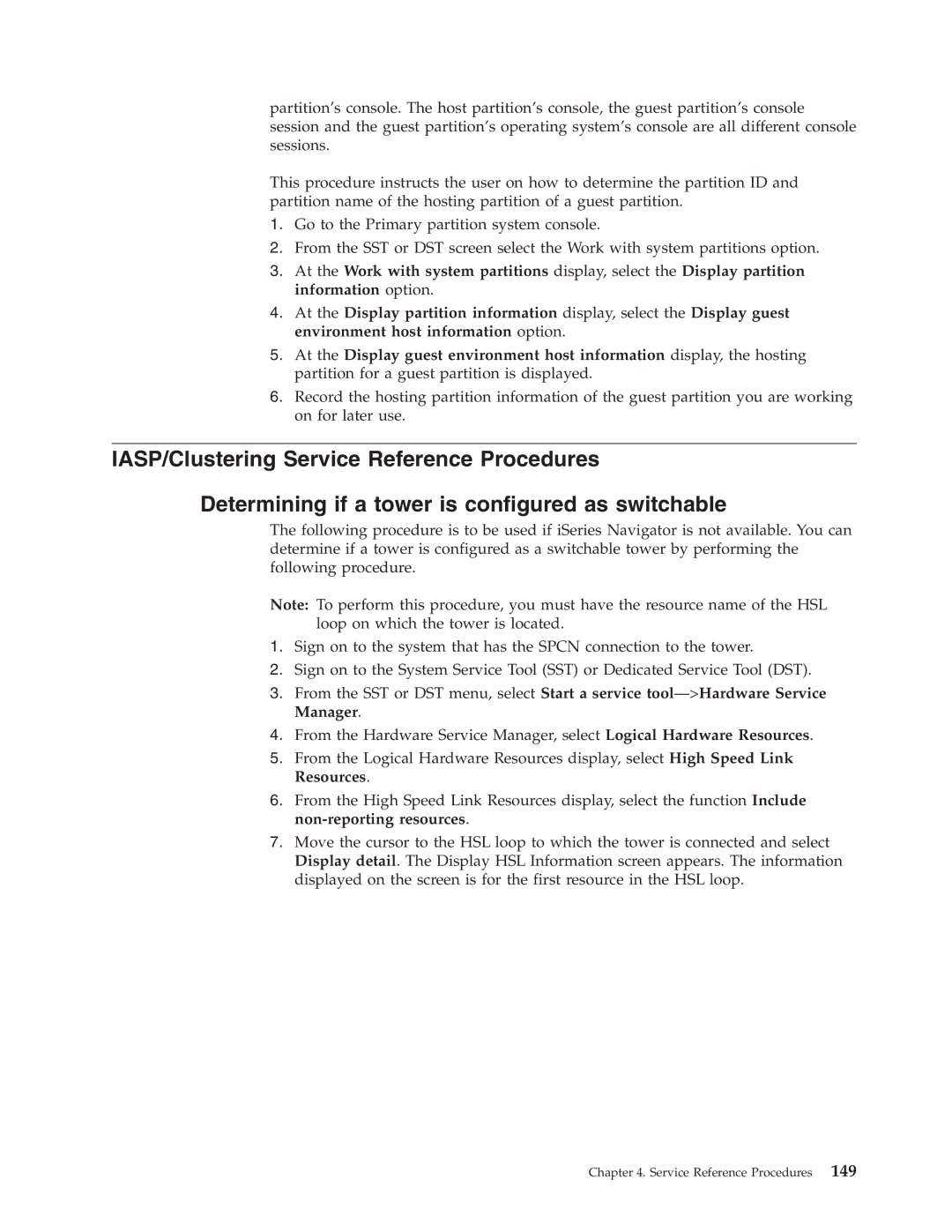 IBM SY44-5902-05 manual Service Reference Procedures 