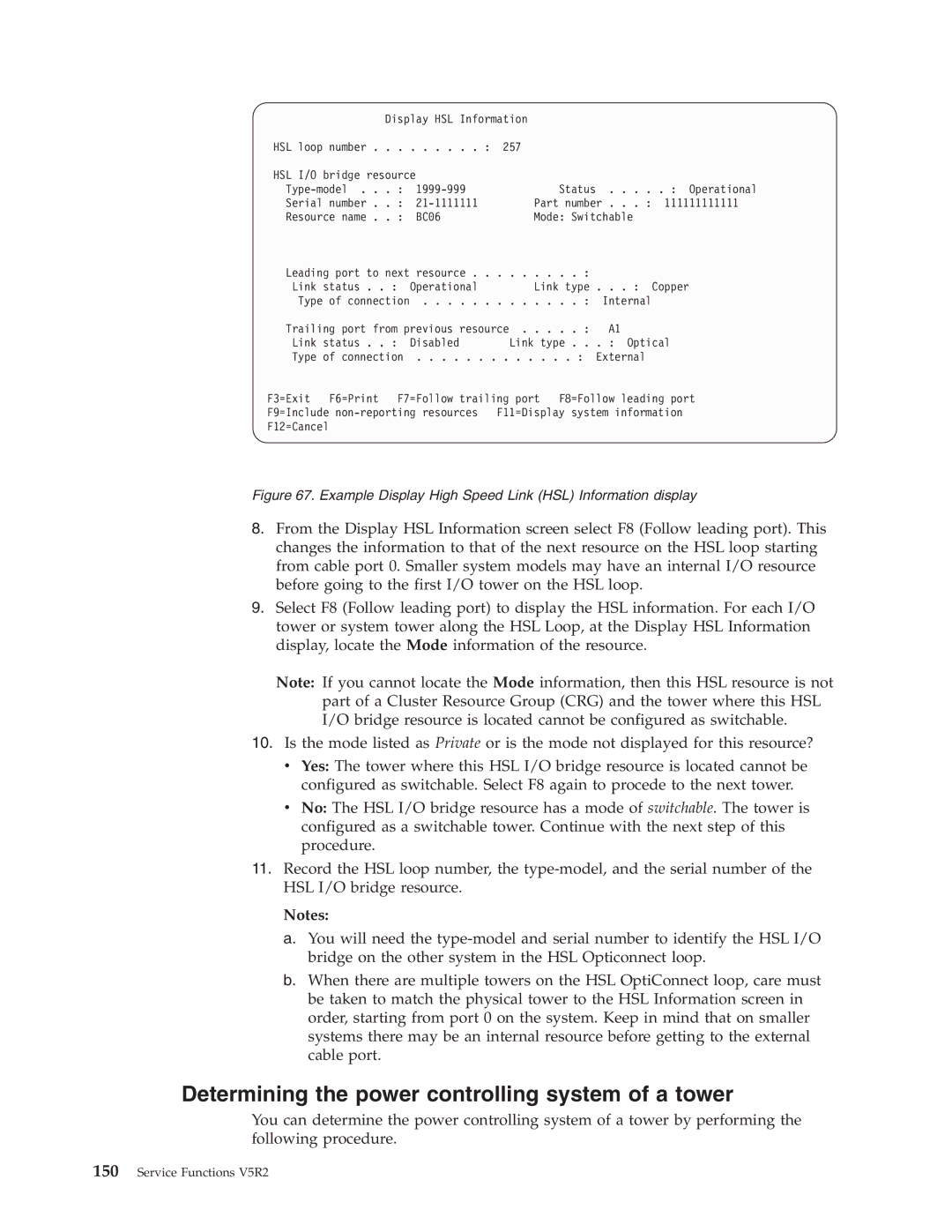 IBM SY44-5902-05 manual Determining the power controlling system of a tower 