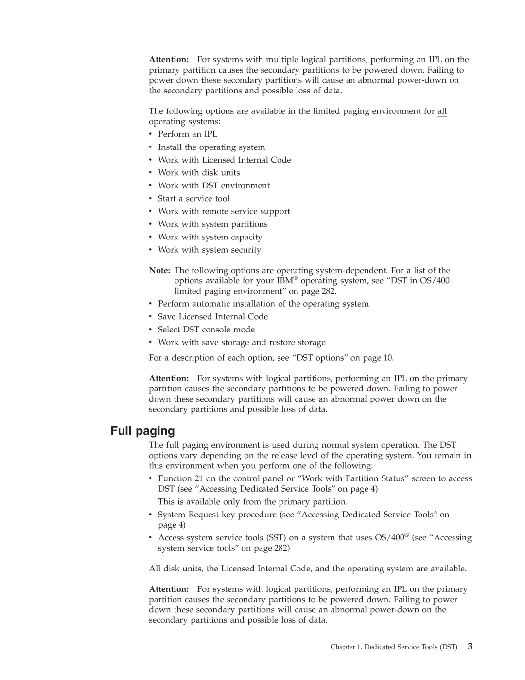 IBM SY44-5902-05 manual Full paging 