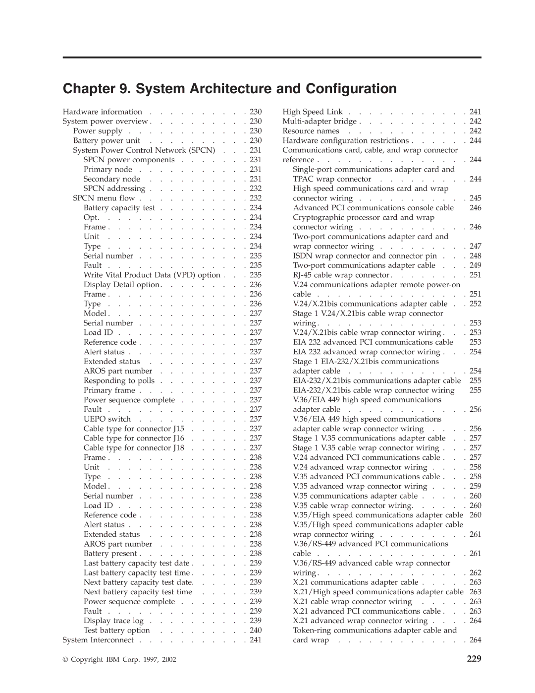 IBM SY44-5902-05 manual System Architecture and Configuration, 229 