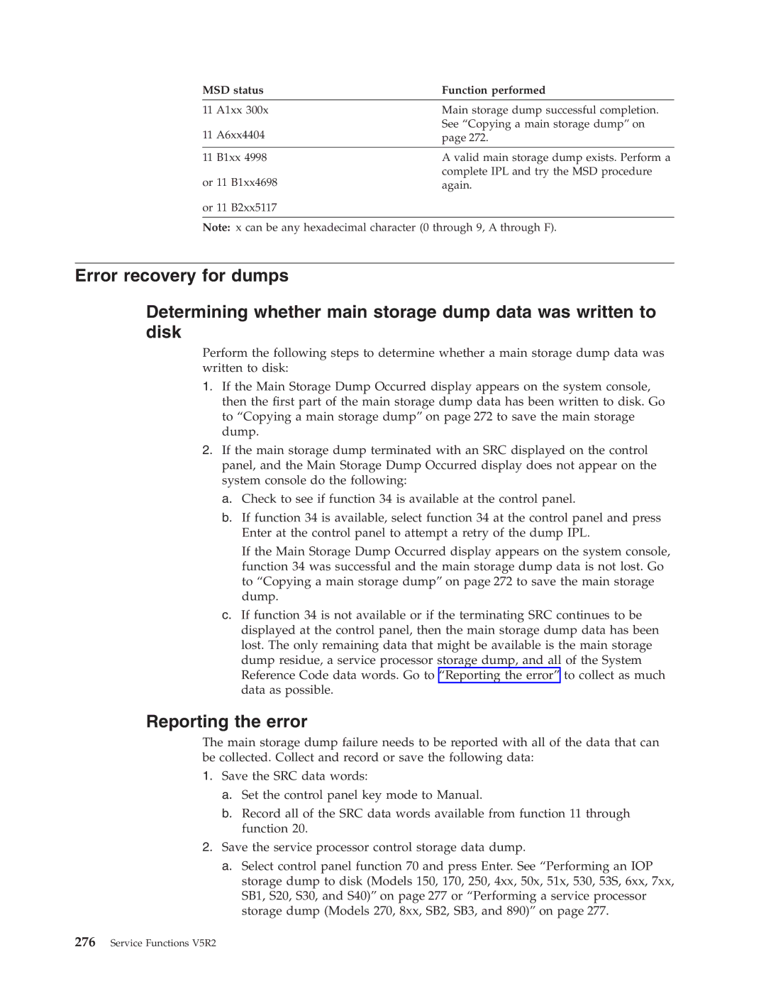 IBM SY44-5902-05 manual Reporting the error, MSD status 