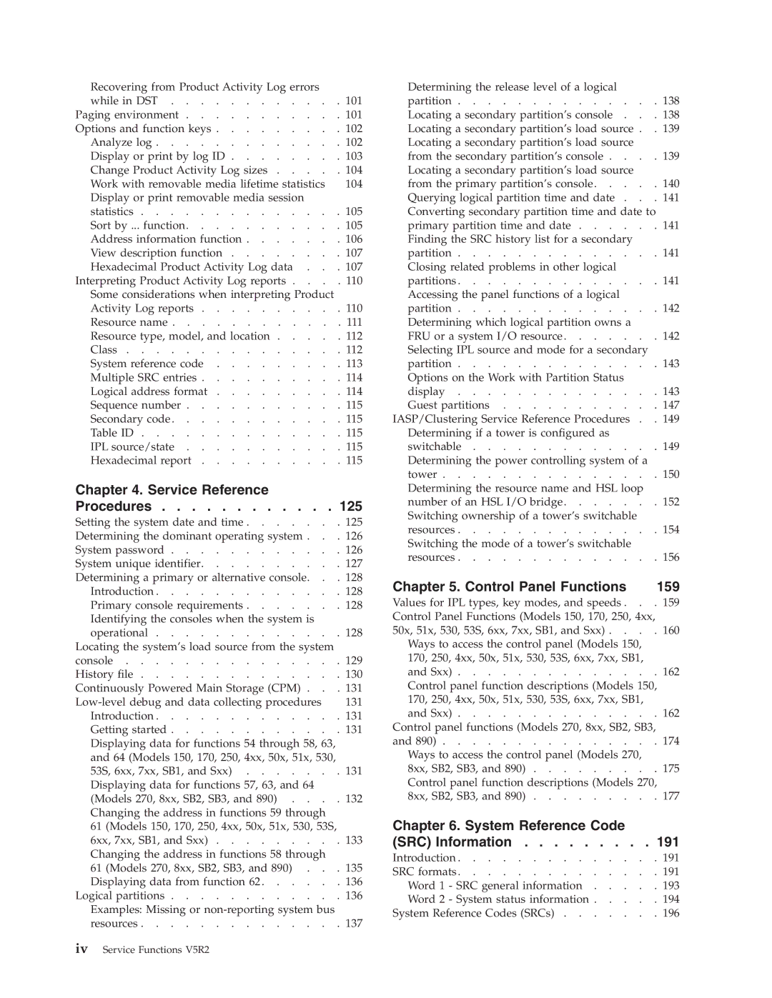 IBM SY44-5902-05 manual Service Reference 