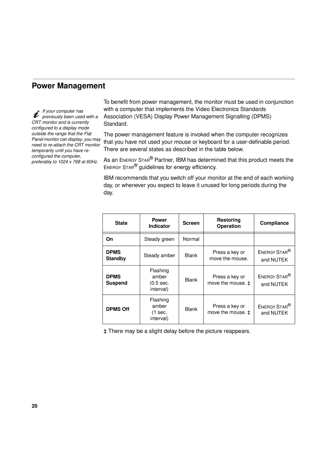IBM T 55A manual Power Management 