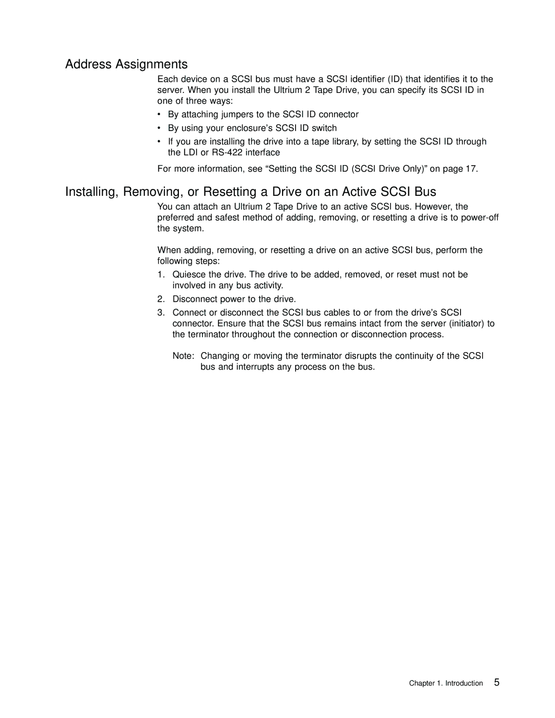 IBM T400F manual Address Assignments 