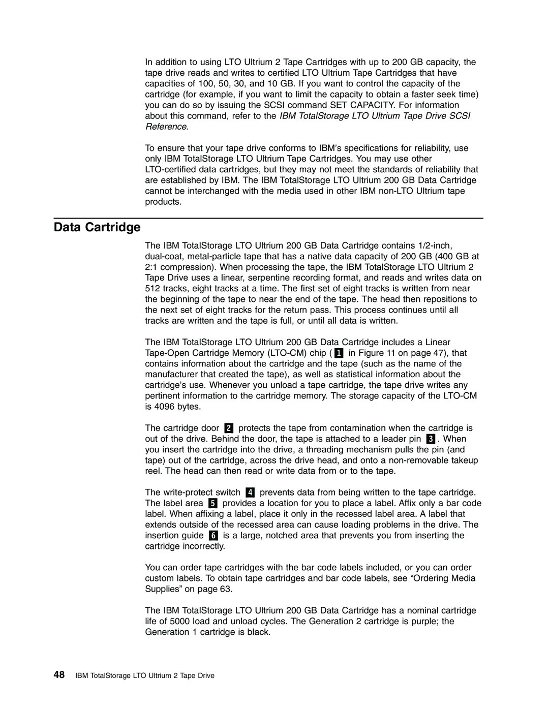 IBM T400F manual Data Cartridge 