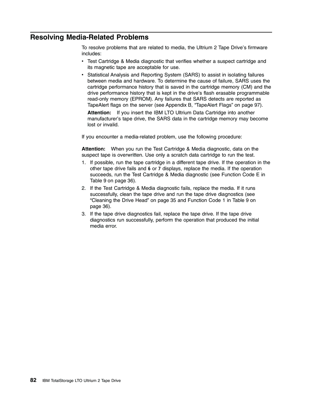 IBM T400F manual Resolving Media-Related Problems 