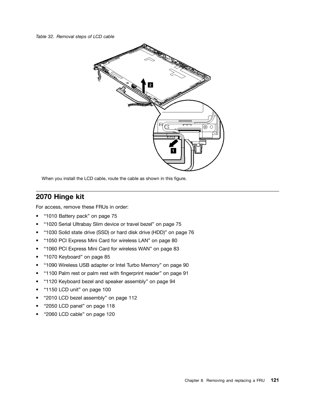 IBM T400S, T410SI manual Hinge kit 