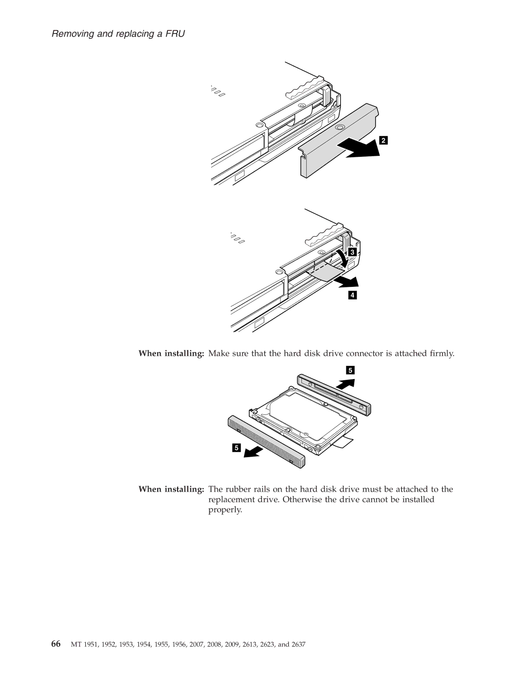 IBM T60P manual Removing and replacing a FRU 