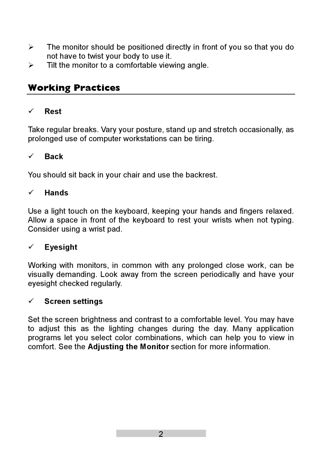 IBM T86A system manual Working Practices 