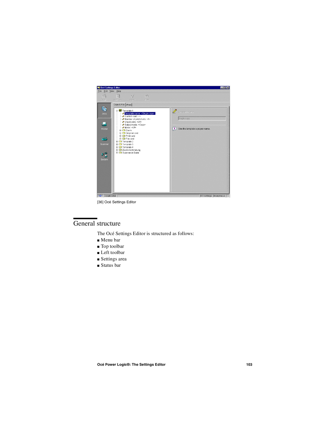 IBM TDS400 user manual General structure 