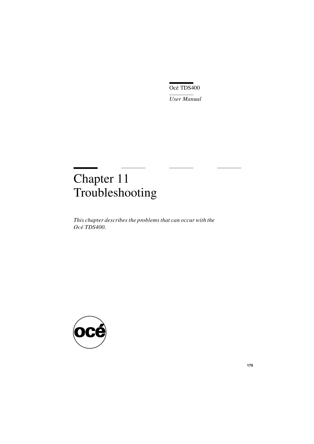 IBM TDS400 user manual Chapter Troubleshooting 