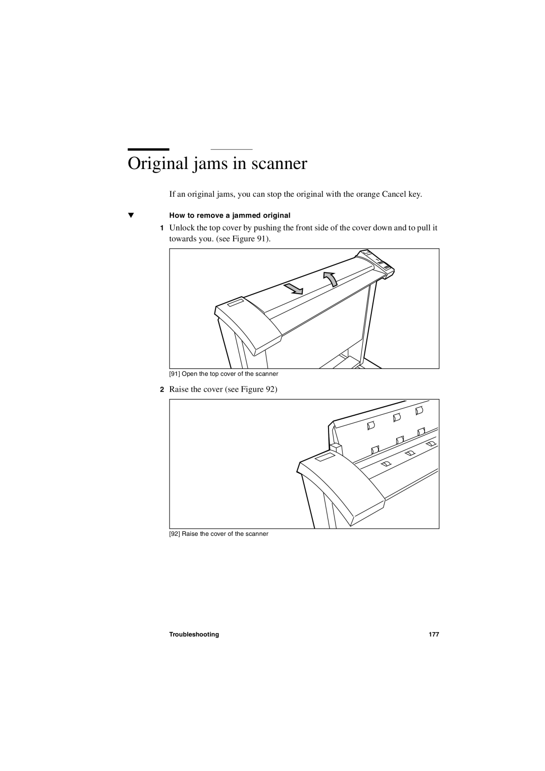 IBM TDS400 user manual Original jams in scanner 