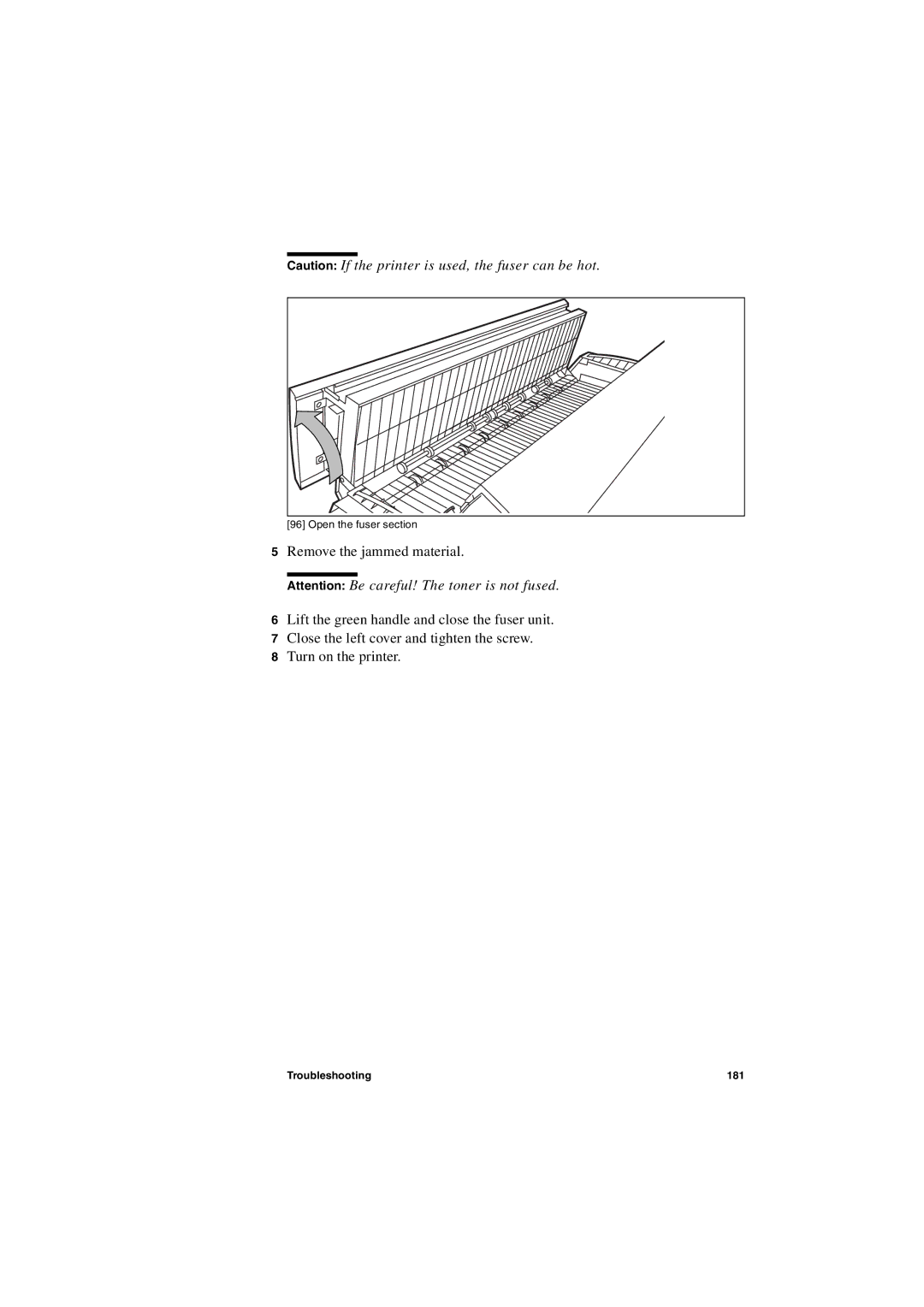 IBM TDS400 user manual Troubleshooting 181 