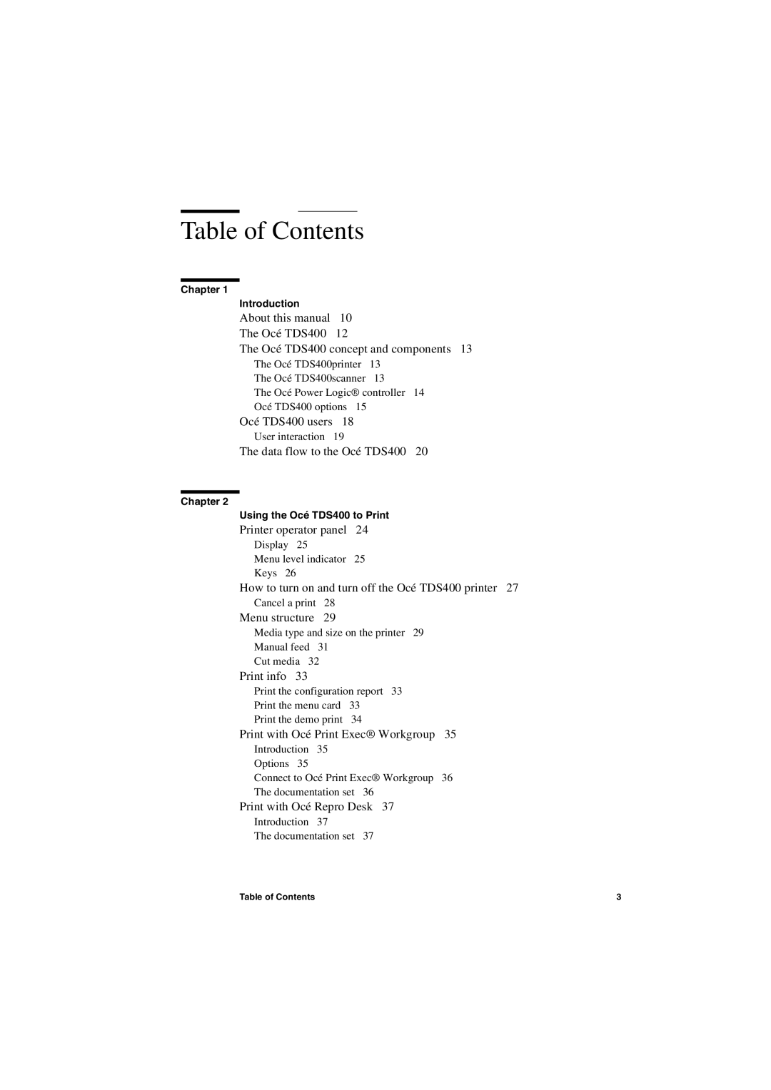 IBM TDS400 user manual Table of Contents 