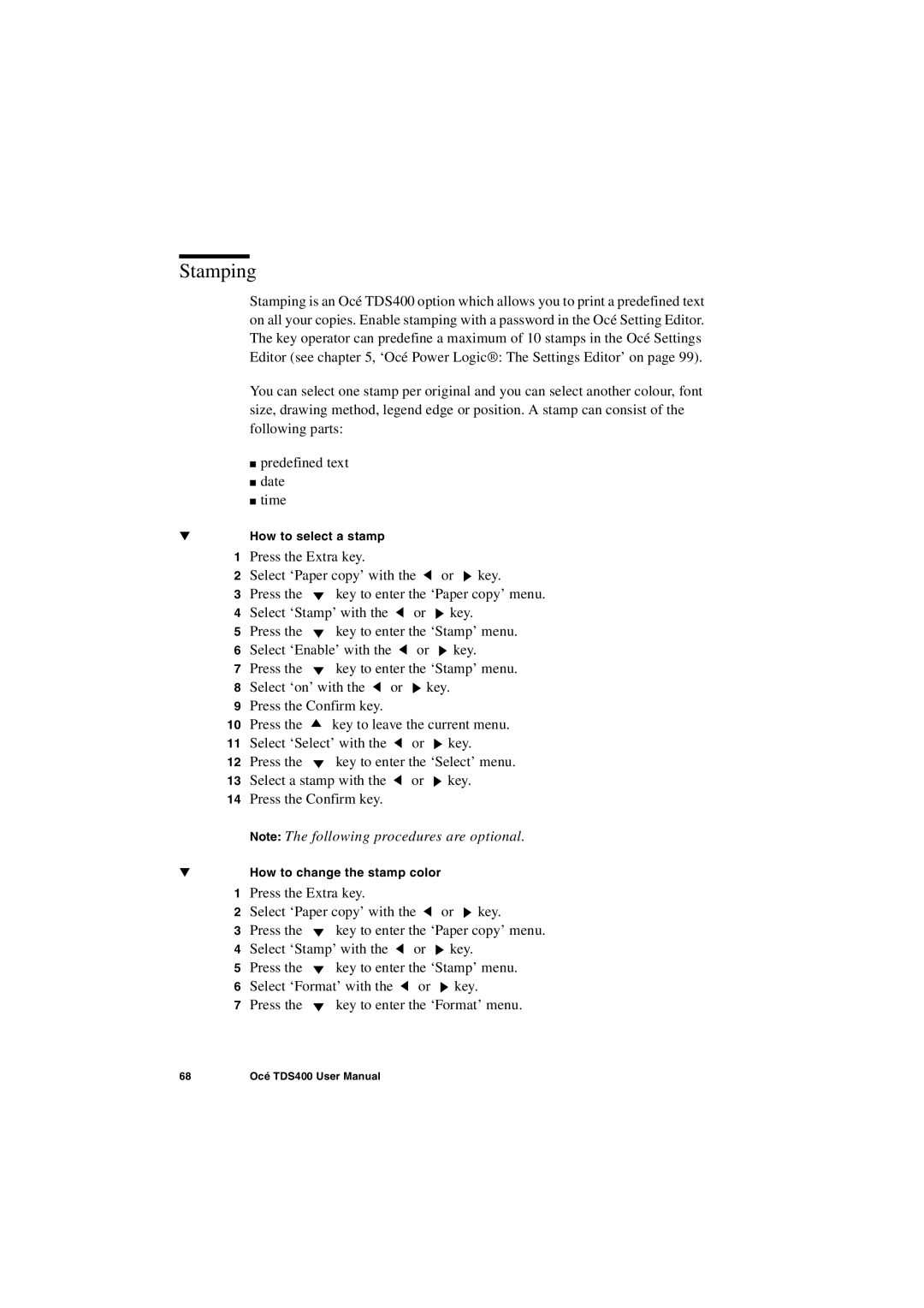 IBM TDS400 user manual Stamping 