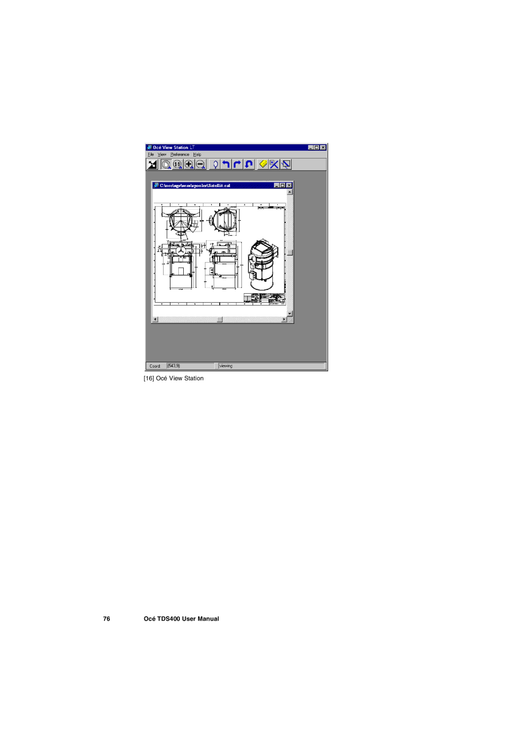 IBM TDS400 user manual 16 Océ View Station 