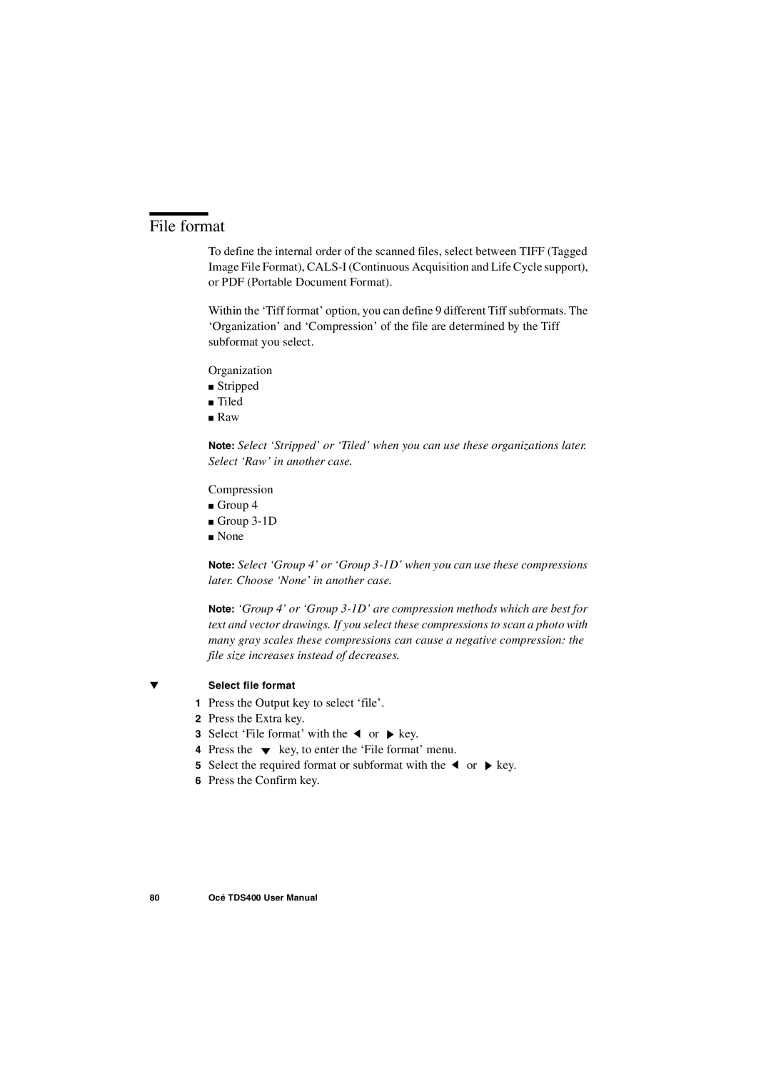 IBM TDS400 user manual File format 