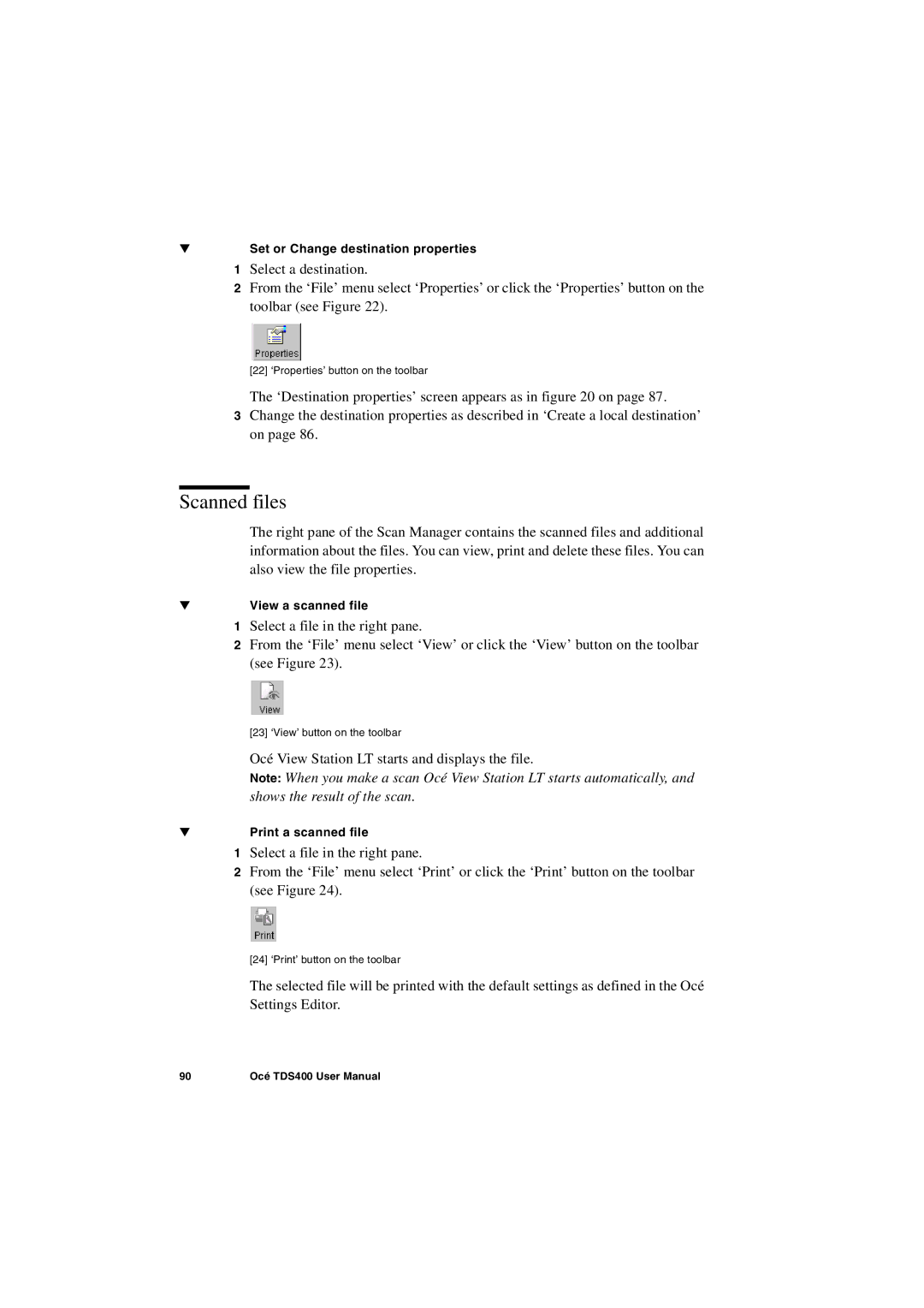 IBM TDS400 user manual Scanned files 