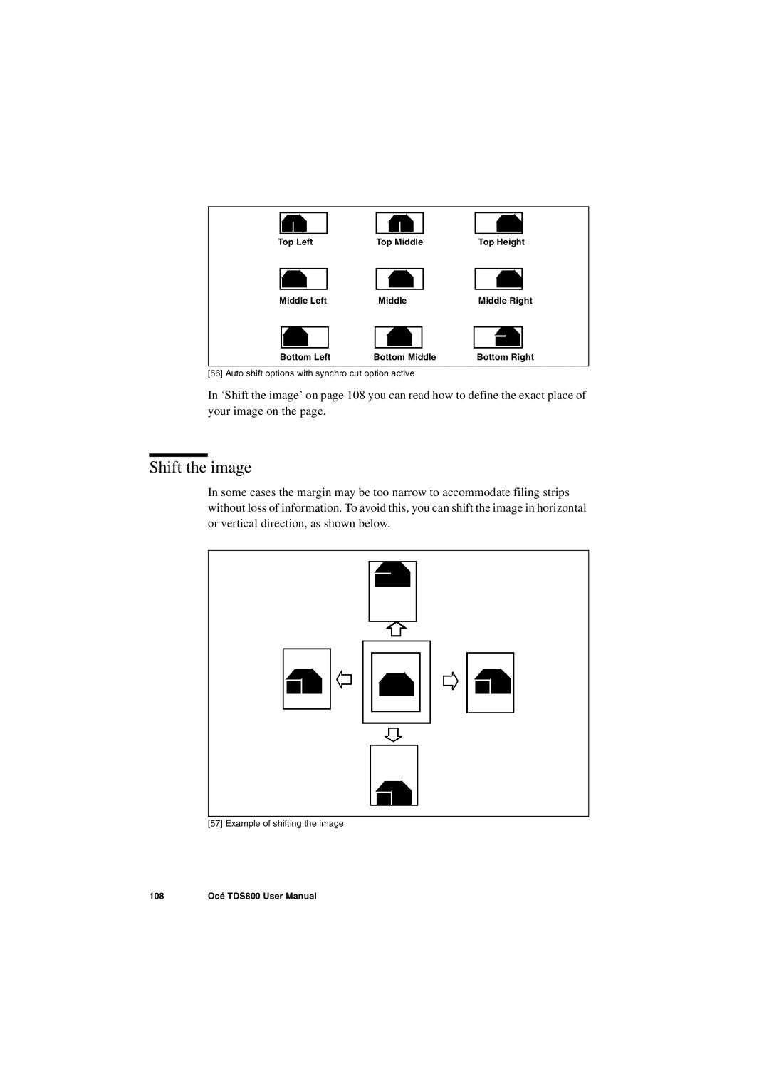 IBM TDS800 user manual Shift the image 