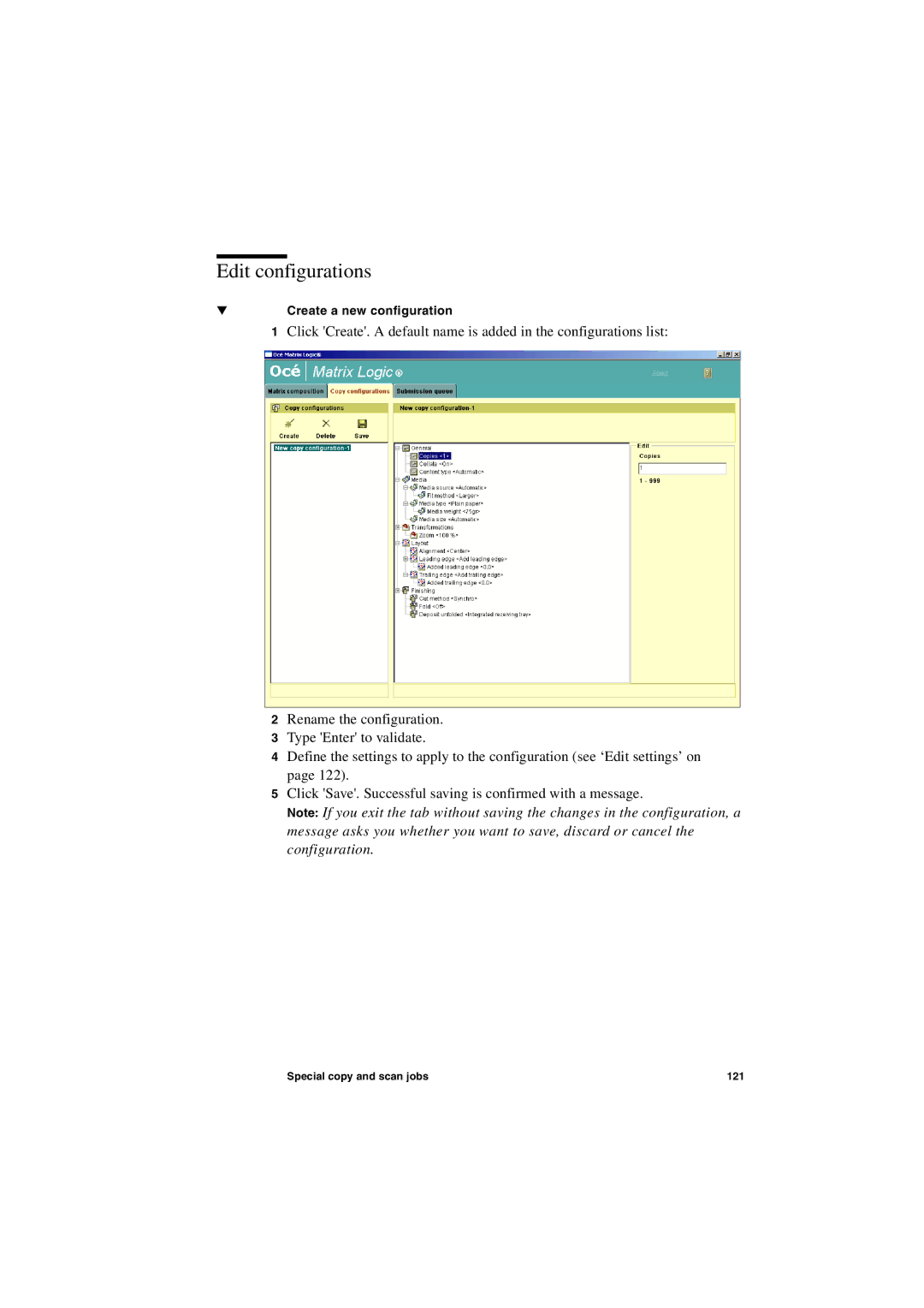 IBM TDS800 user manual Edit configurations 