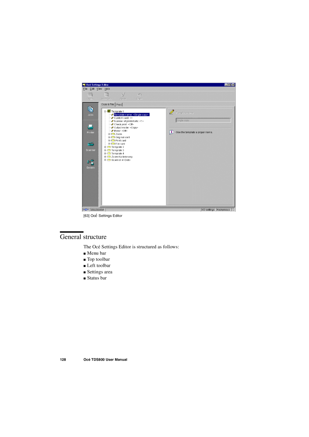 IBM TDS800 user manual General structure 