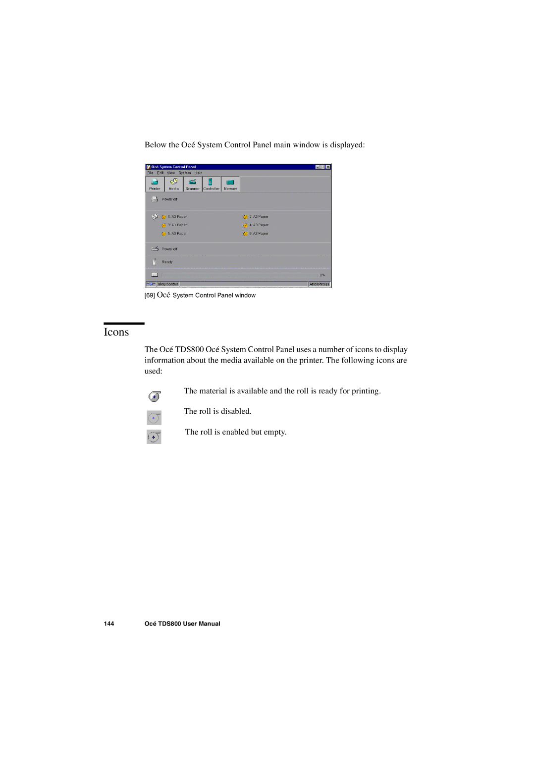 IBM TDS800 user manual Icons 