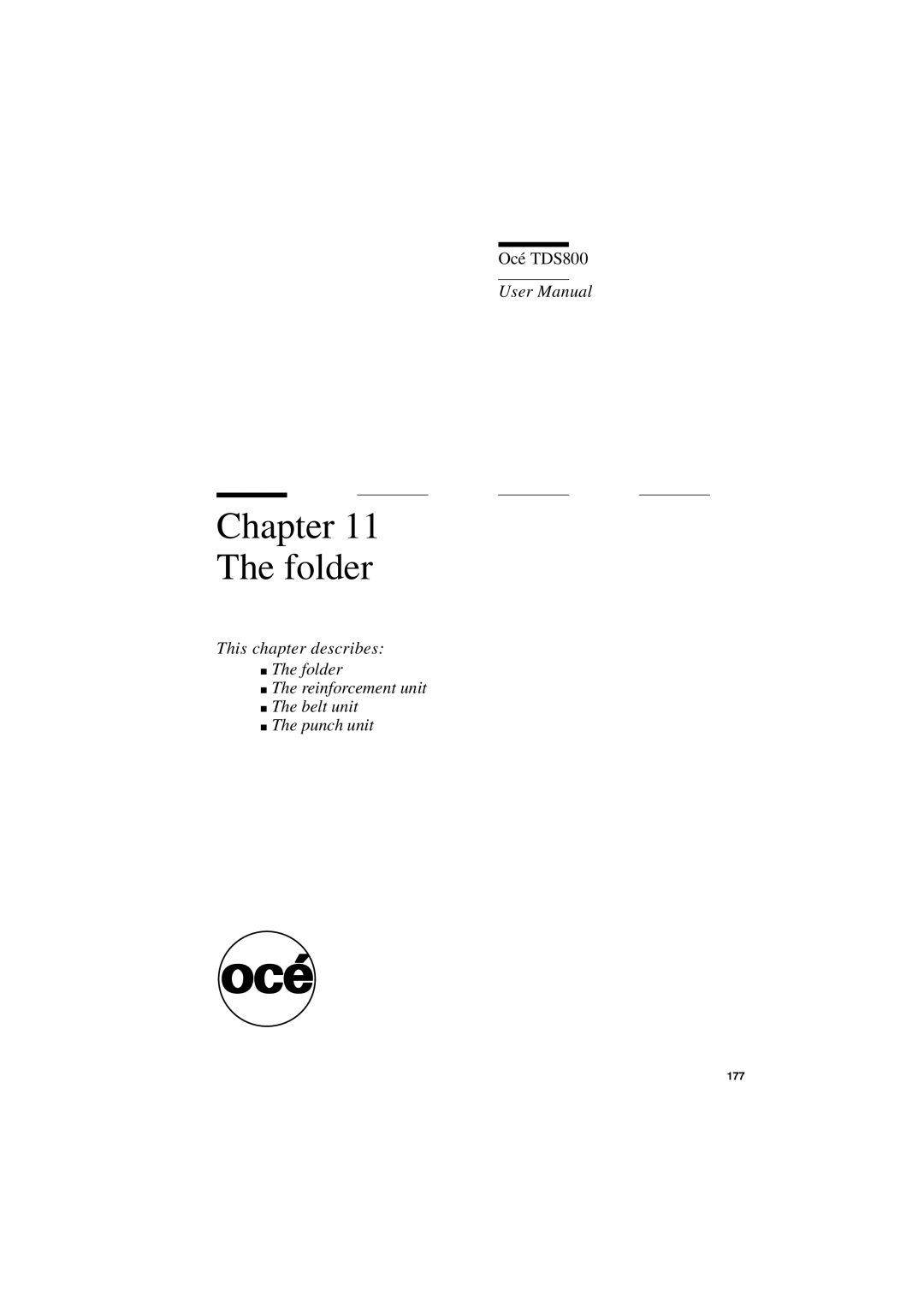 IBM TDS800 user manual Chapter Folder 