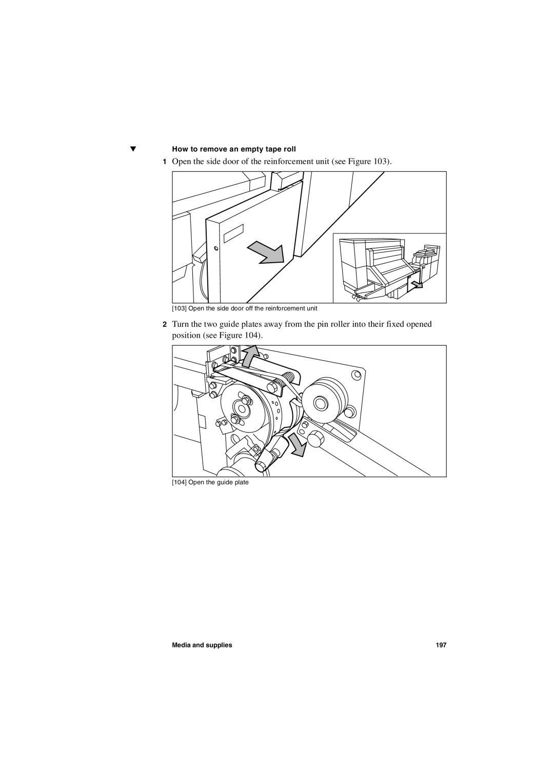 IBM TDS800 user manual Open the side door of the reinforcement unit see Figure 