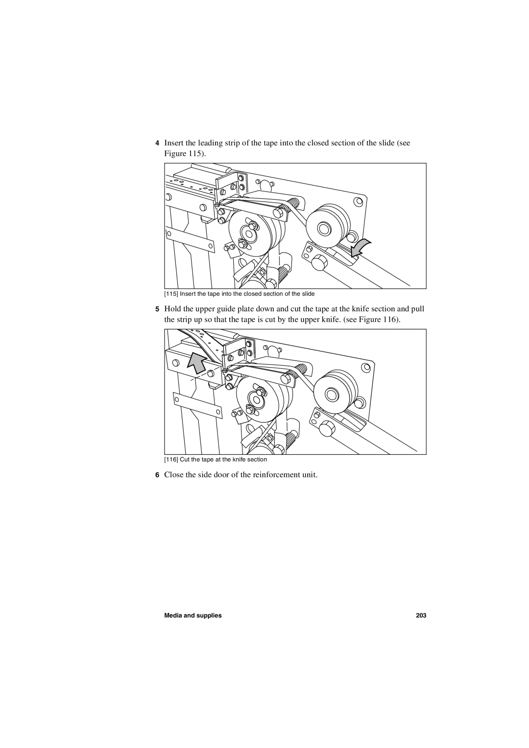 IBM TDS800 user manual Close the side door of the reinforcement unit 