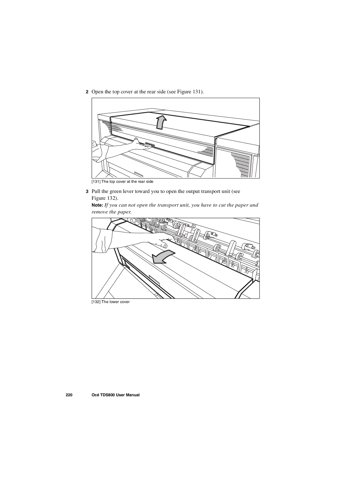 IBM TDS800 user manual Open the top cover at the rear side see Figure 