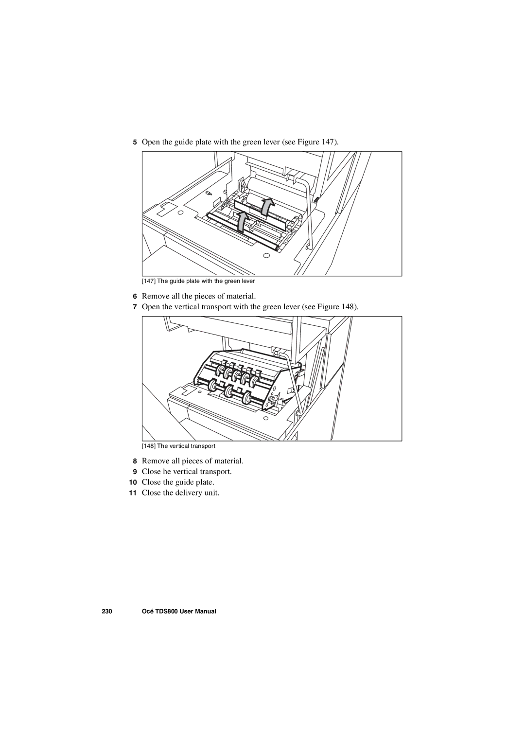 IBM TDS800 user manual Open the guide plate with the green lever see Figure 