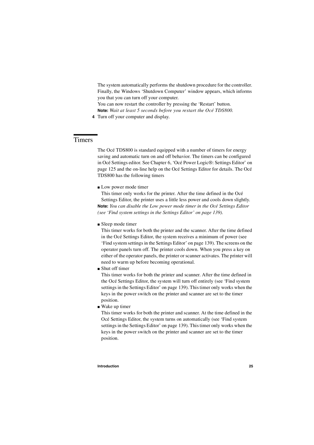 IBM TDS800 user manual Timers 