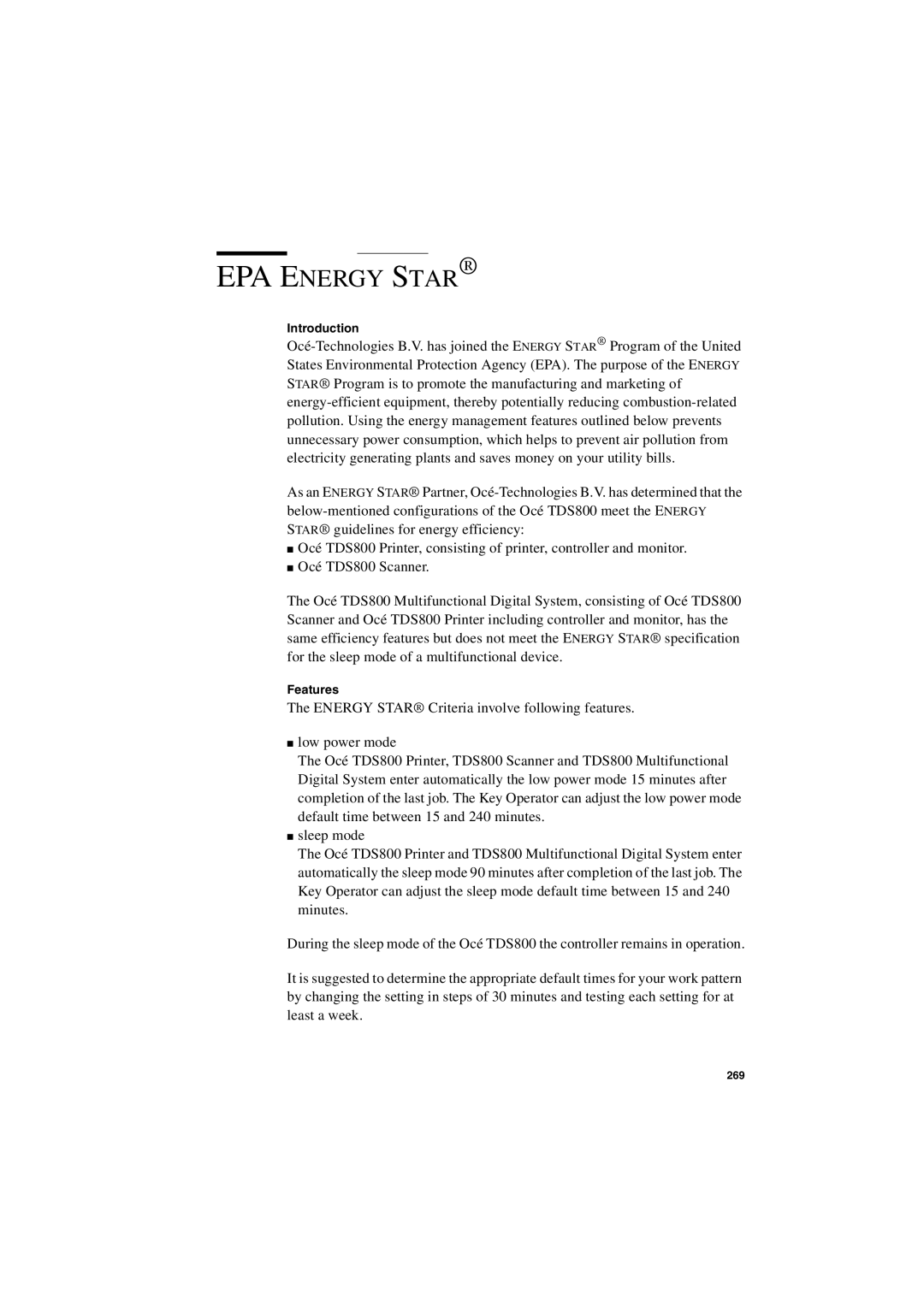 IBM TDS800 user manual EPA Energy Star 