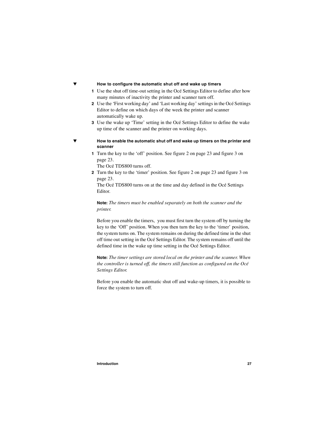 IBM TDS800 user manual How to configure the automatic shut off and wake up timers 