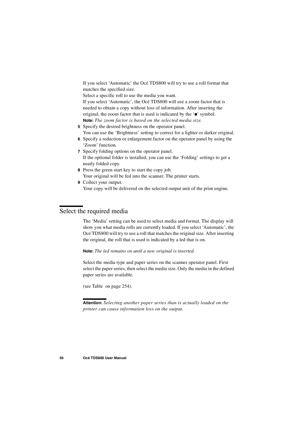 IBM TDS800 user manual Select the required media 