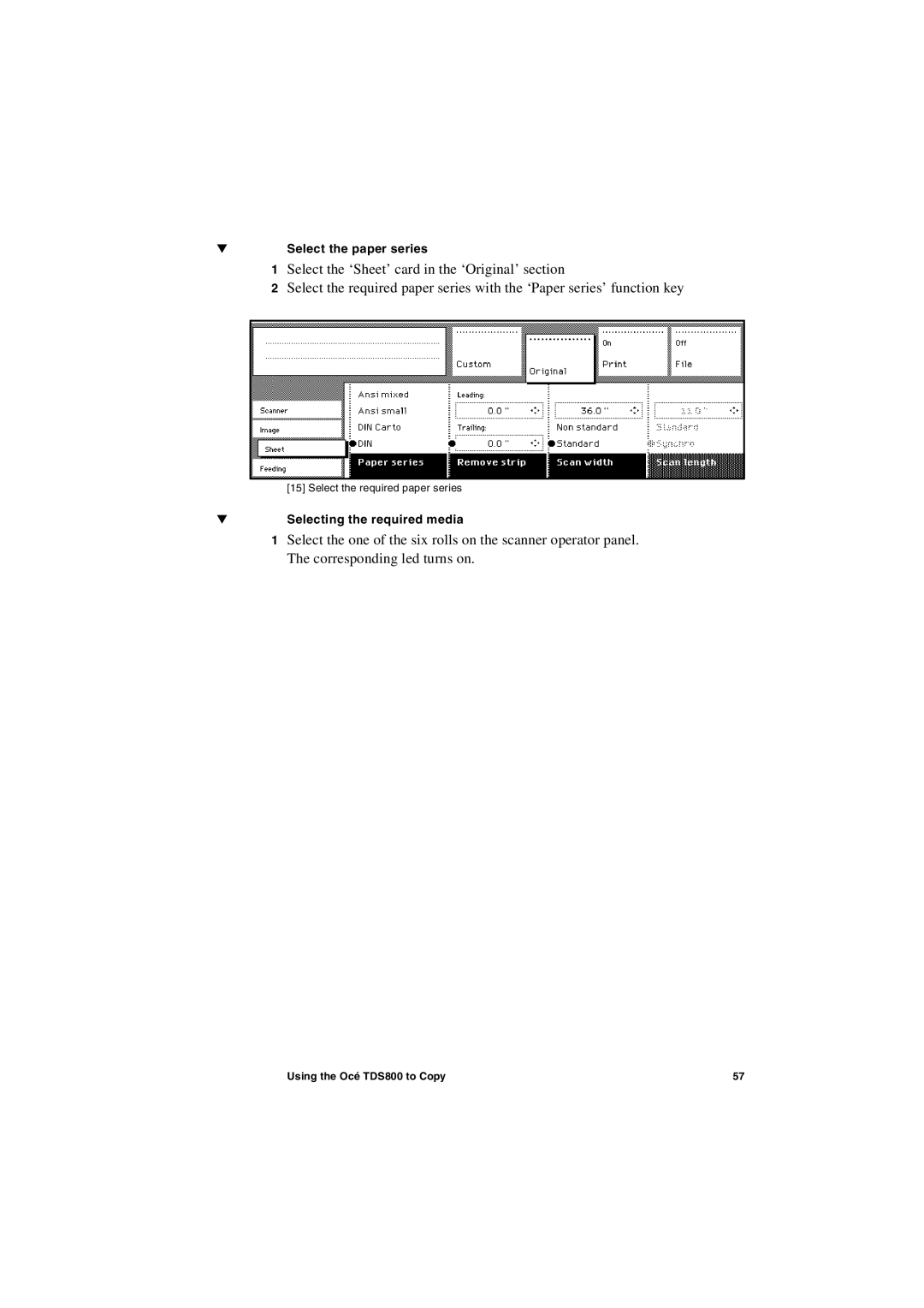 IBM TDS800 user manual Select the paper series 