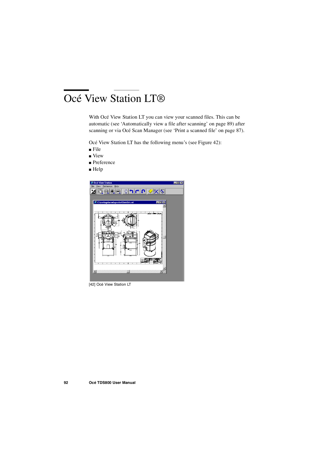 IBM TDS800 user manual Océ View Station LT 