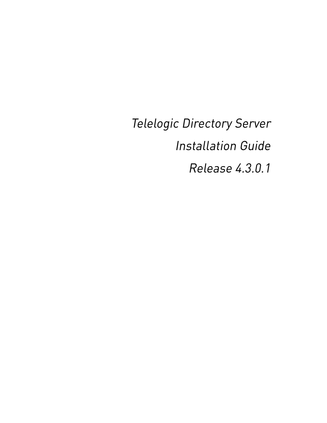 IBM Telelogic Directory Server manual Installation Guide Release 