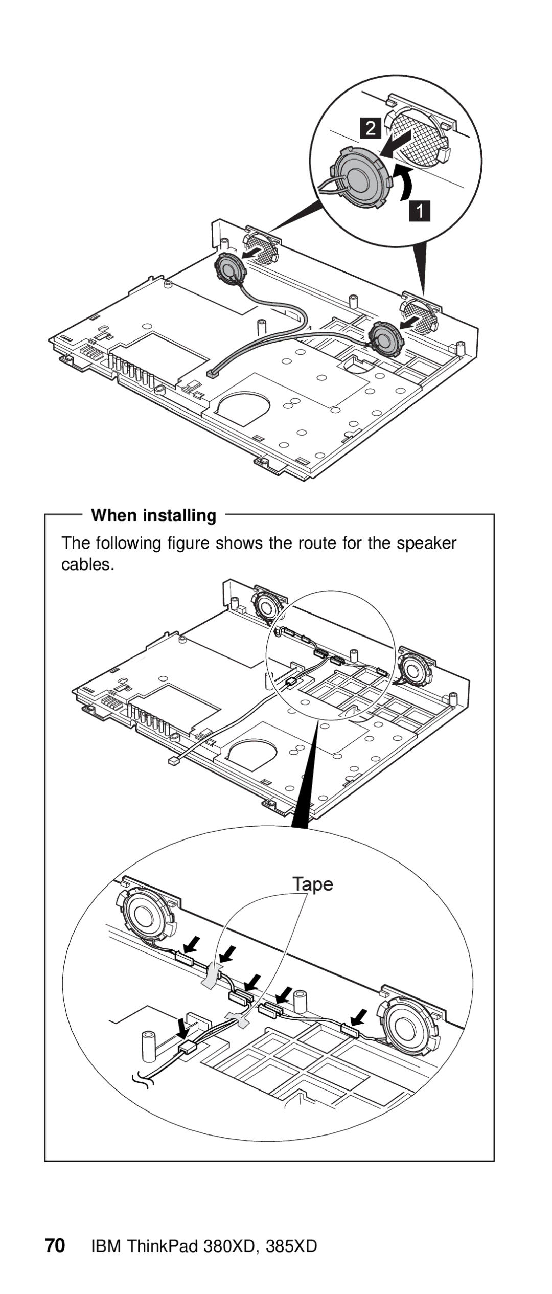 IBM THINKPAD 385XD (2635) manual Following figure shows the route for 