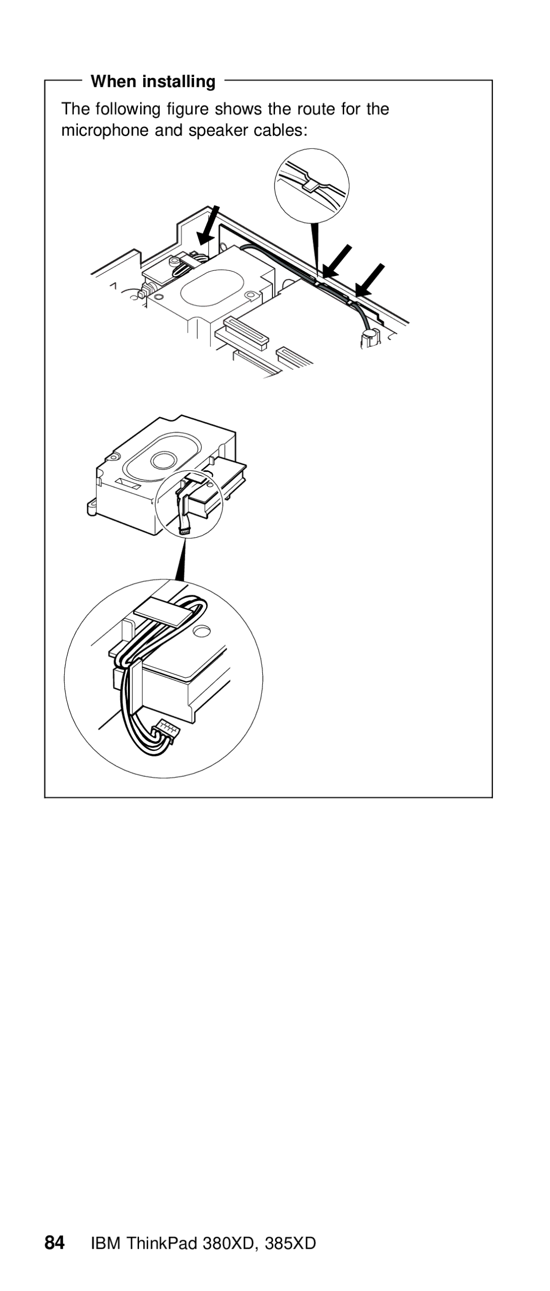 IBM THINKPAD 385XD (2635) manual When installing 