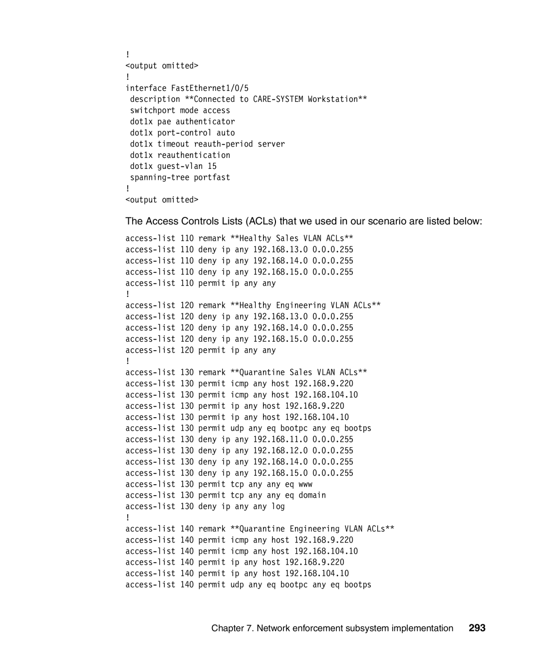 IBM Tivoli and Cisco manual 293 