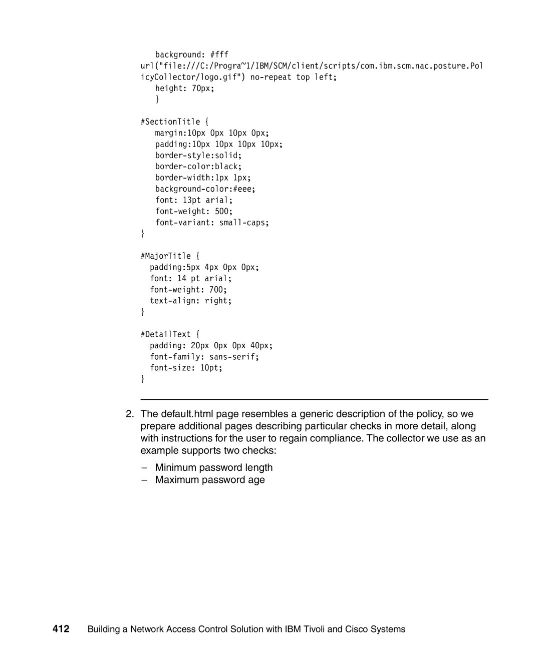 IBM Tivoli and Cisco manual 