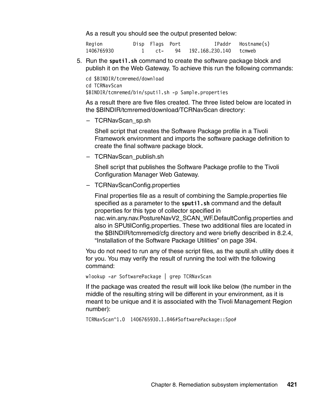 IBM Tivoli and Cisco manual 421 